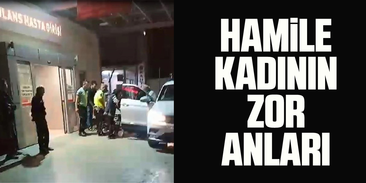 Samsun'da hamile kadını polis ekipleri doğuma yetiştirdi