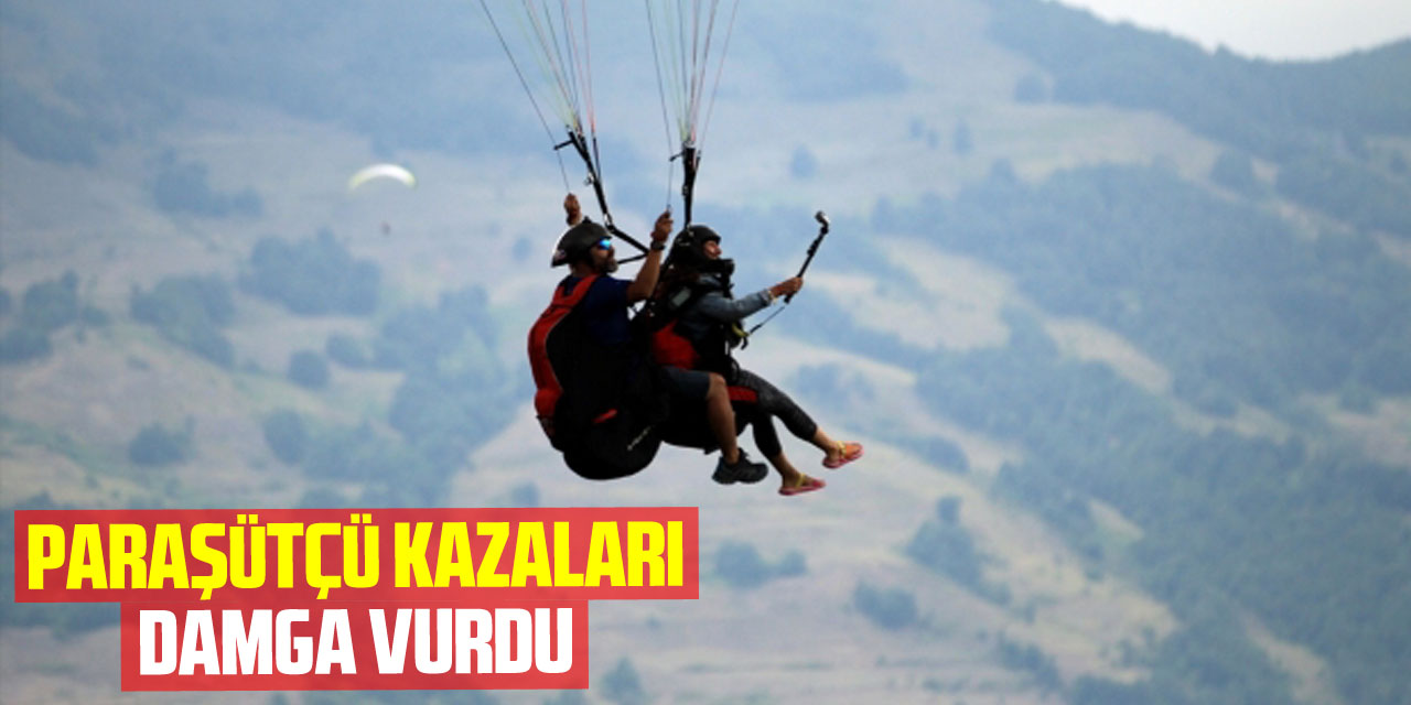 Kapıkaya Doğa Sporları Festivali'ne paraşütçü kazaları damga vurdu