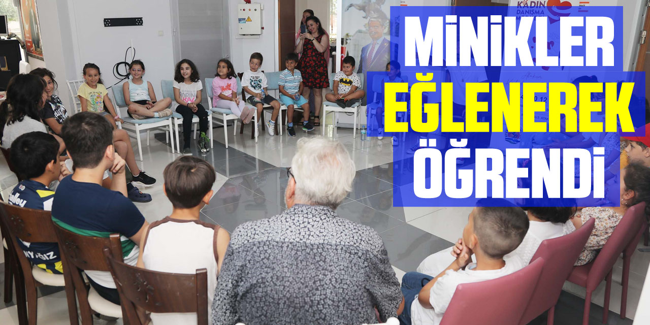 Atakum’da minikler eğlenerek öğrendi