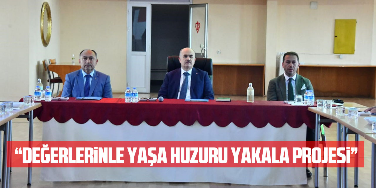 “Değerlerinle Yaşa Huzuru Yakala Projesi” görevlileri ödüllendirildi