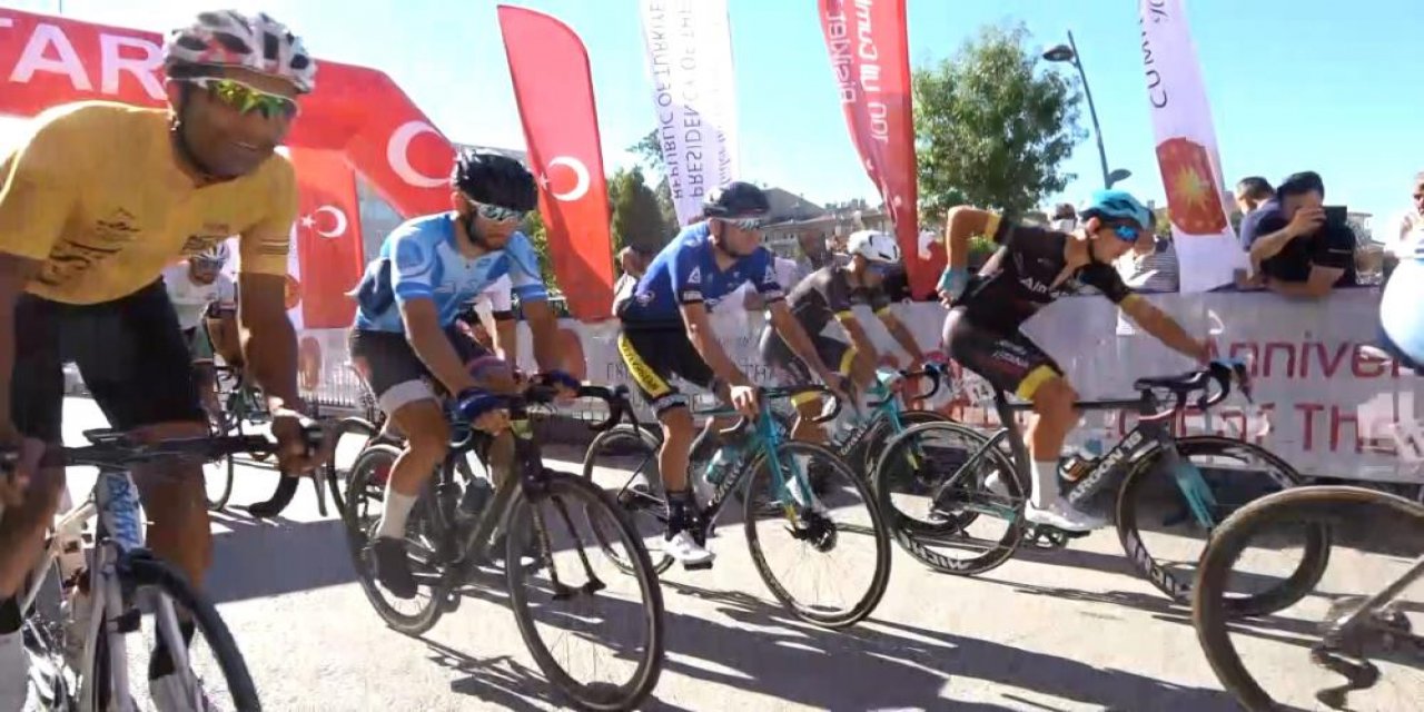 100. Yıl Cumhuriyet Bisiklet Turu'nun Çankırı-Ankara etabı başladı