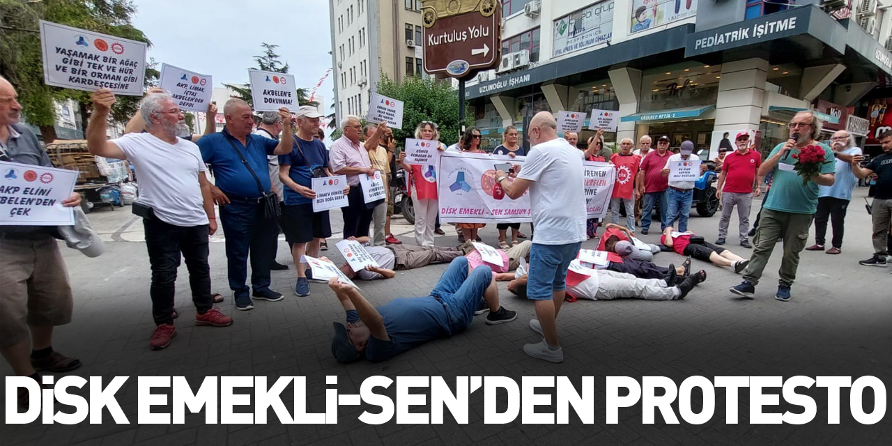 Disk Emekli-Sen’den Protesto