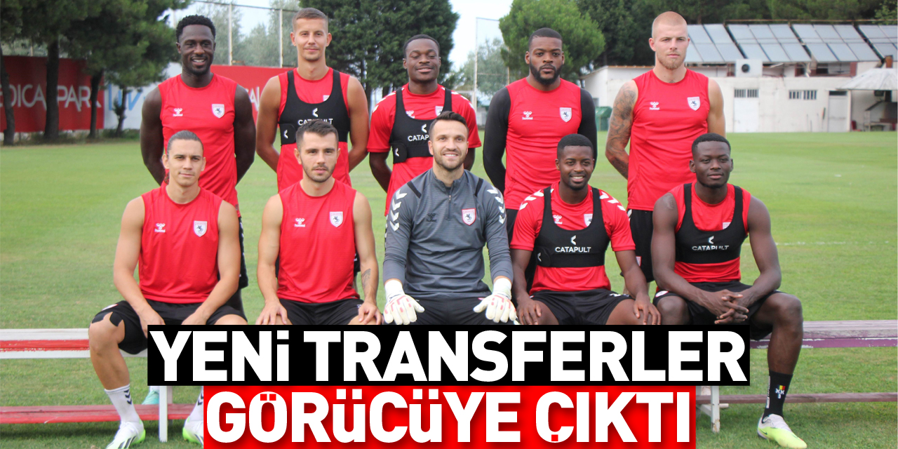 Samsunspor’un 10 yeni transferi görücüye çıktı