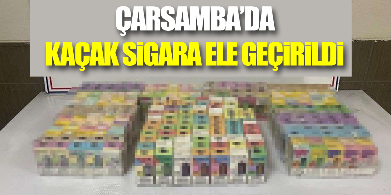 Çarşamba’da 254 kaçak elektronik sigara ele geçirildi