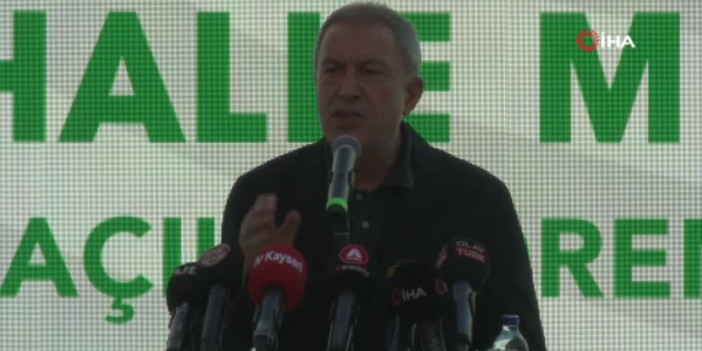 Hulusi Akar'dan terörle mücadelede net mesajı