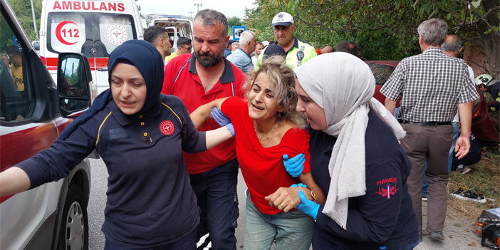 Kazada eşi ve kayınvalidesi ölen kadın sürücünün feryadı yürekleri dağladı