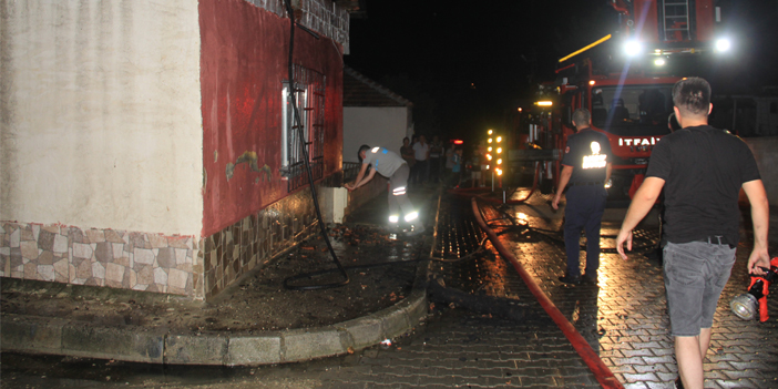 Samsun’da korkutan yangın: 1 yaralı