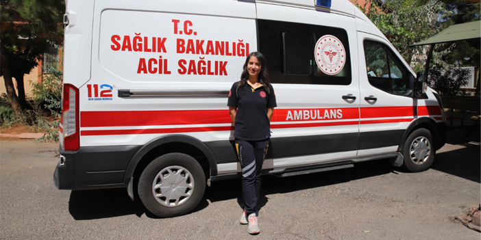 2 milyonluk şehrin tek kadın ambulans şoförü