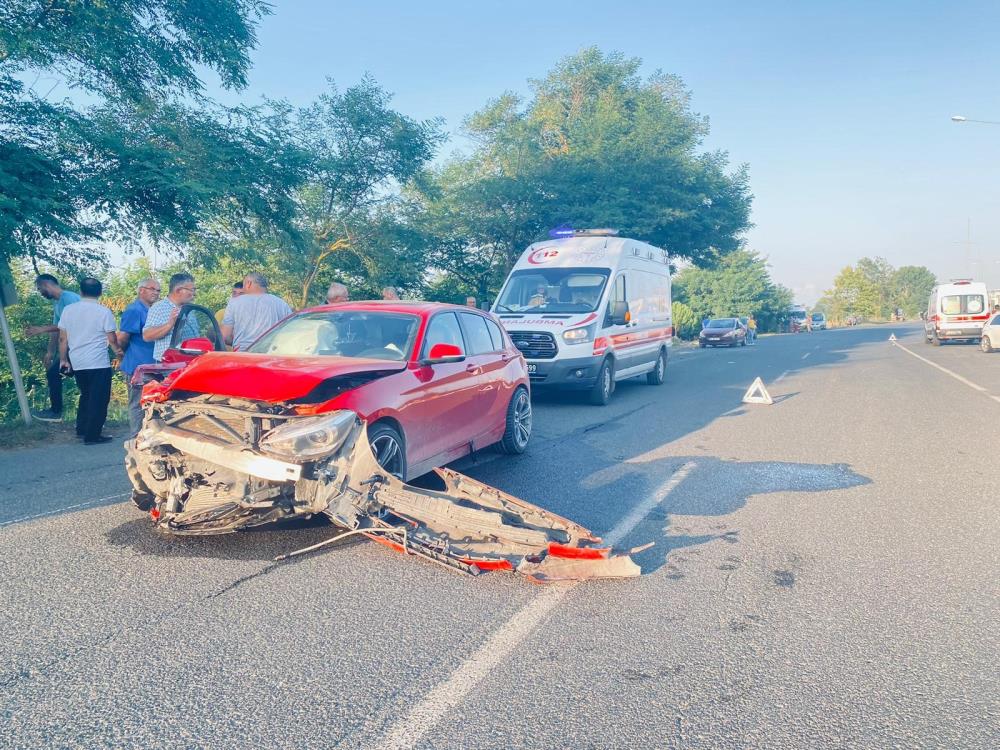 Ordu’da trafik kazası: 1'i polis 3 yaralı