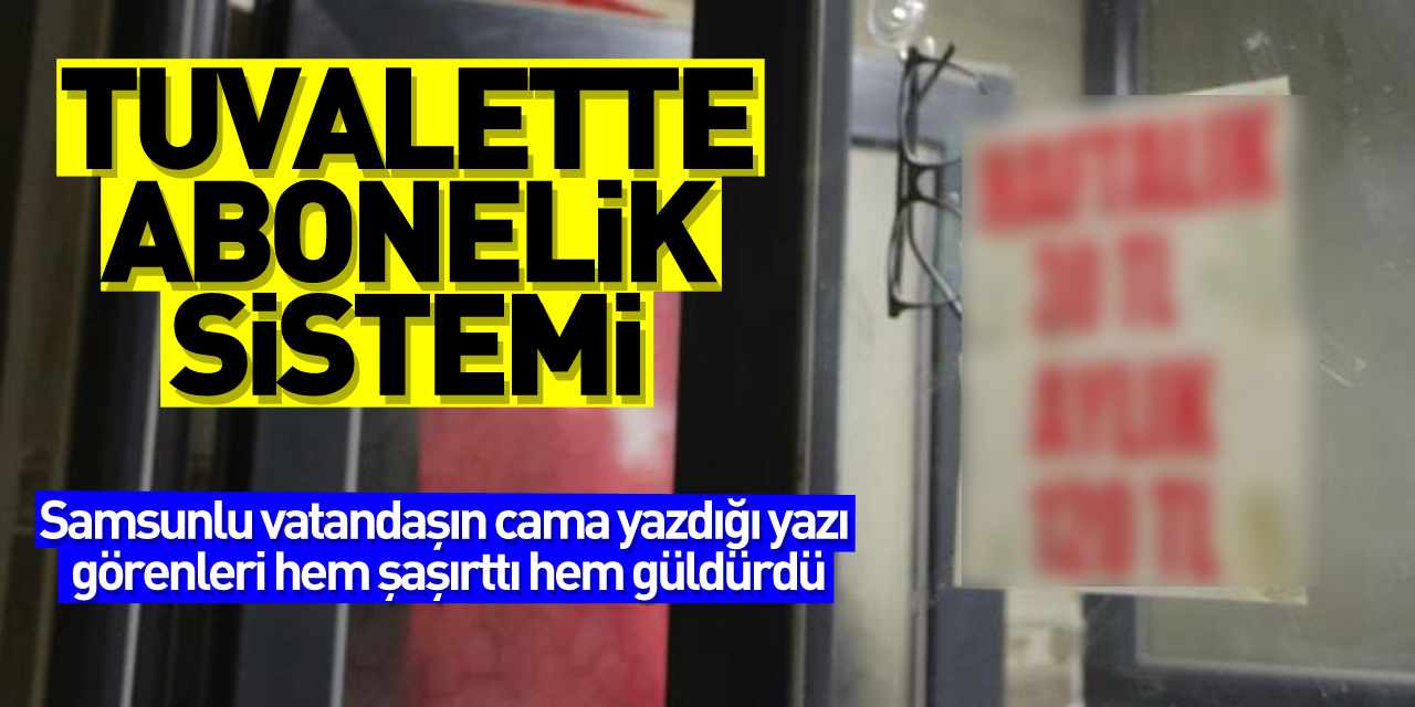 Tuvalete abonelik sistemi getirdi