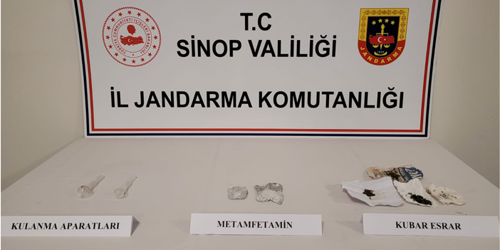 Sinop'ta uyuşturucu operasyonunda 2 kişi yakalandı