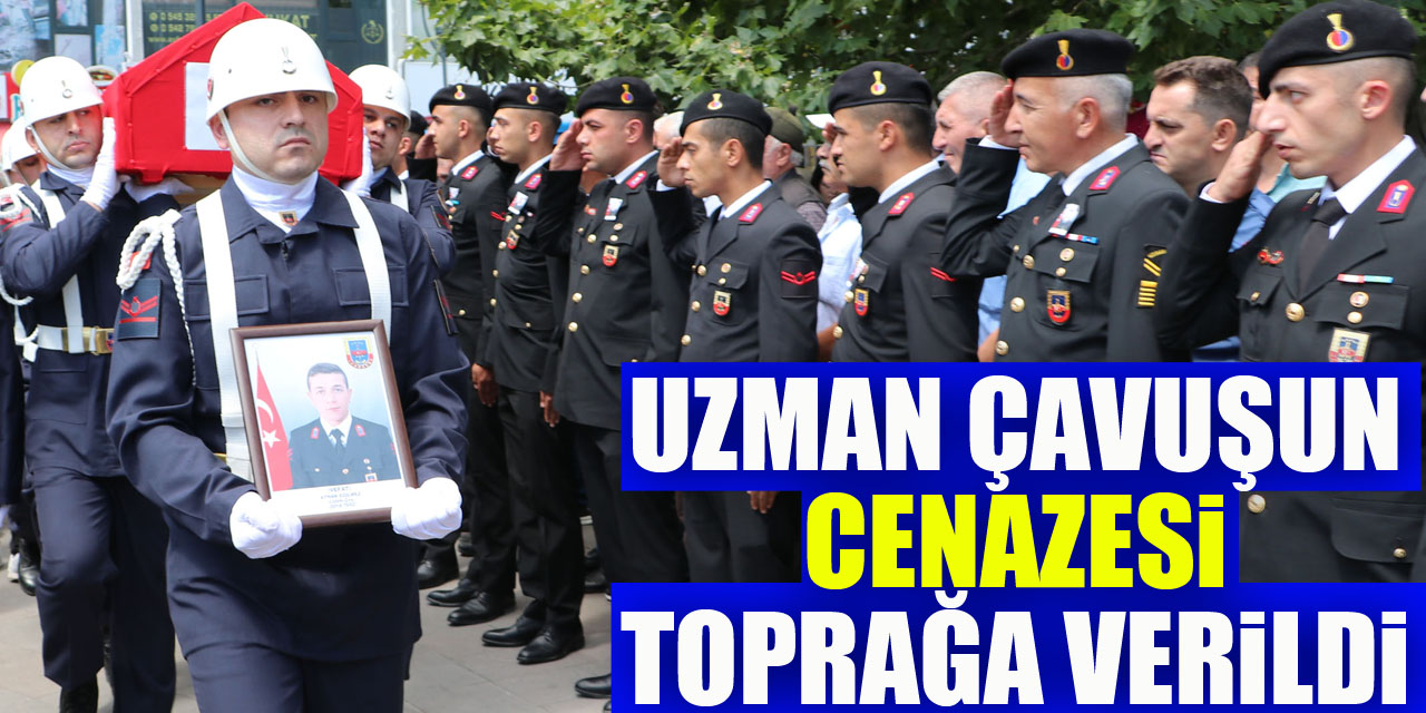 Trafik kazasında hayatını kaybeden uzman çavuşun cenazesi toprağa verildi