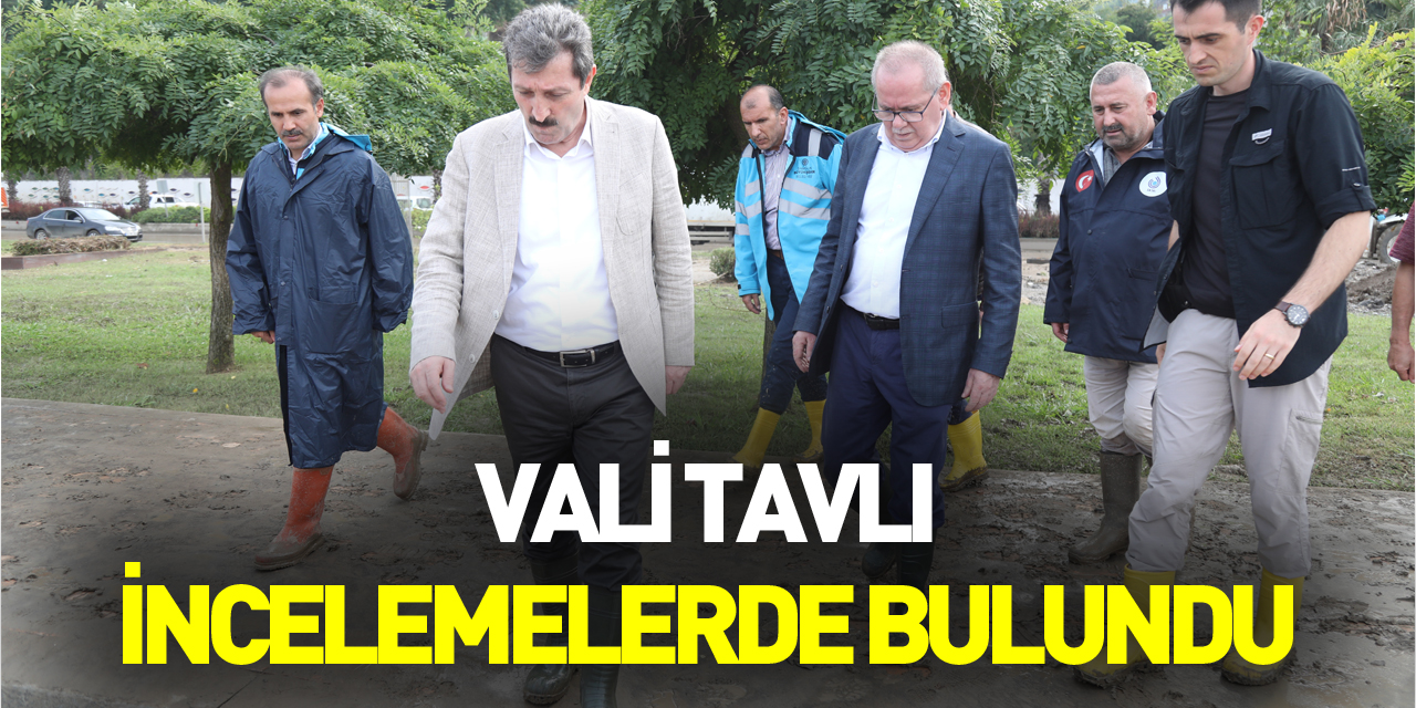 Samsun Valisi Tavlı, Canik ve İlkadım'da incelemelerde bulundu