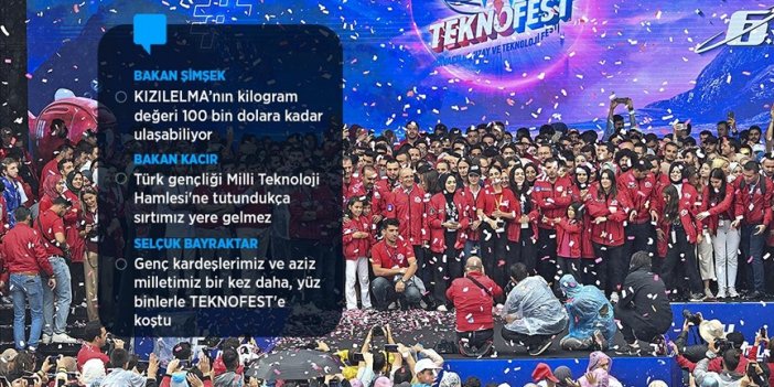 TEKNOFEST Ankara'nın kapanış töreni yapıldı