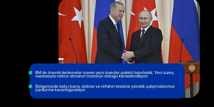 Cumhurbaşkanı Erdoğan: Karadeniz Tahıl Girişiminin devam ettirilmesi gerektiğine inanıyoruz