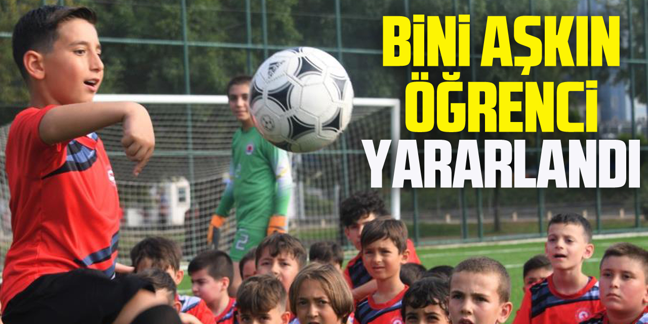 Yaz spor okullarından bini aşkın öğrenci yararlandı