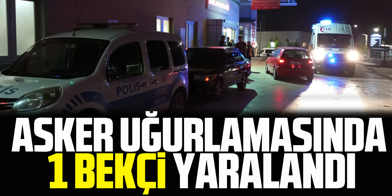 Samsun'da asker uğurlamasında çıkan kavgada bir mahalle bekçisi bıçakla yaralandı