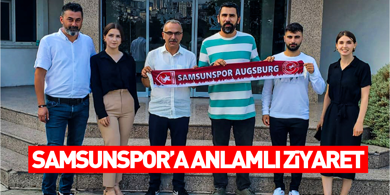 Samsunspor’a anlamlı ziyaret