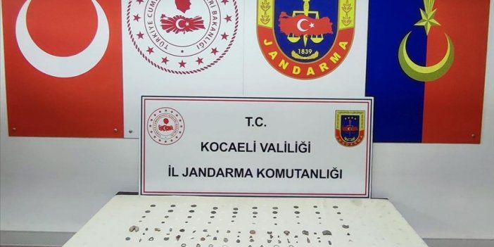 Kocaeli'de Roma ve Bizans dönemine ait olduğu sanılan tarihi parçalar ele geçirildi