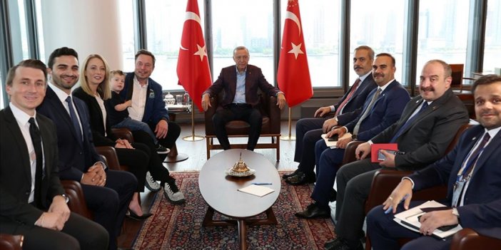 İletişim Başkanlığından, Cumhurbaşkanı Erdoğan'ın Tesla ve SpaceX'in kurucusu Musk'ı kabulüne ilişkin açıklama