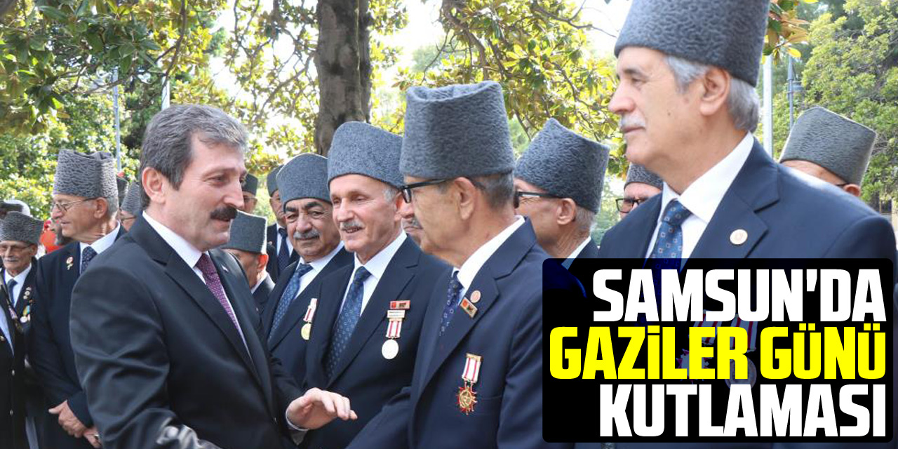 Samsun'da Gaziler Günü kutlaması