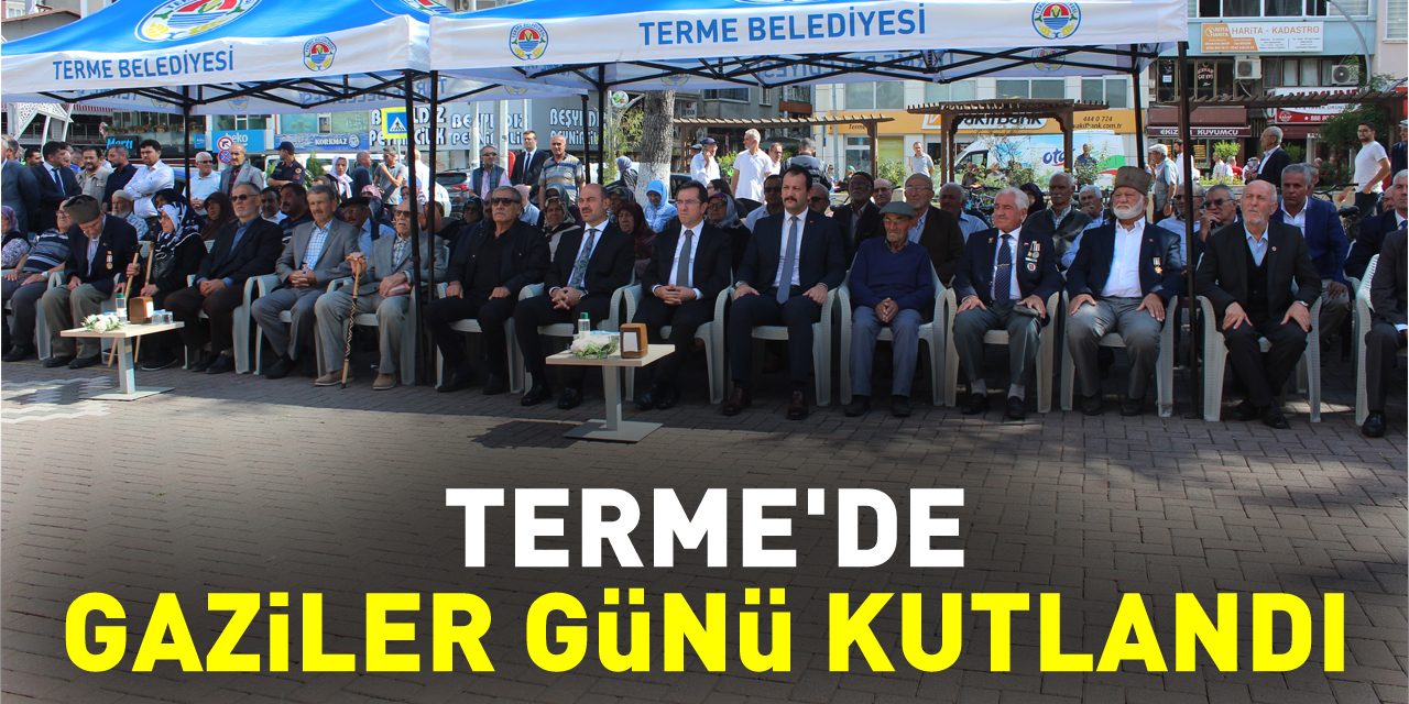 Terme'de Gaziler Günü kutlandı