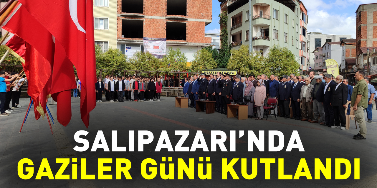 Salıpazarı'nda Gaziler Günü kutlandı