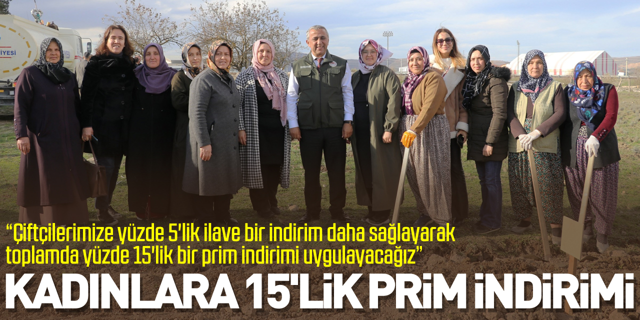 Kadınlara 15'lik prim indirimi