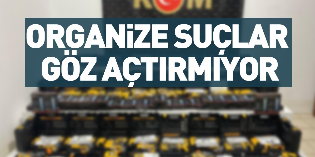 Organize suçlar göz açtırmıyor