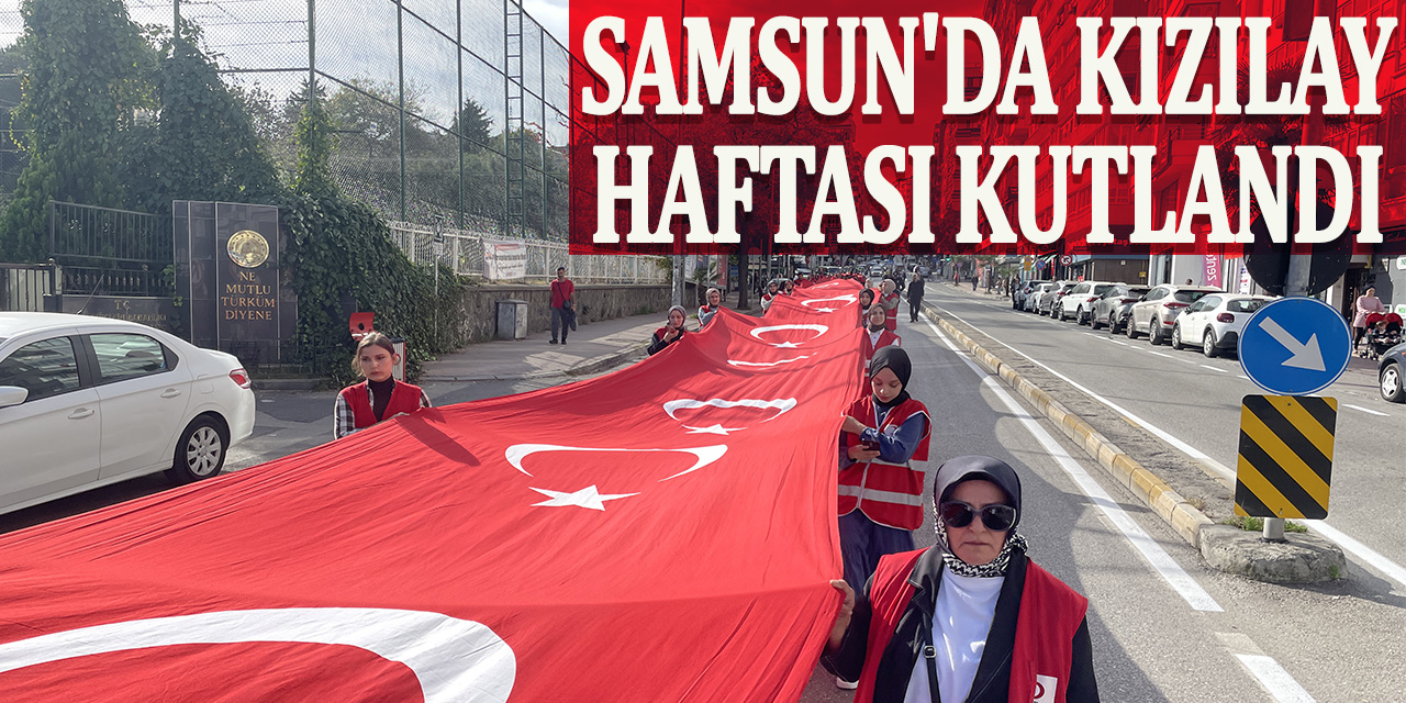 Samsun'da Kızılay haftası Kutlandı