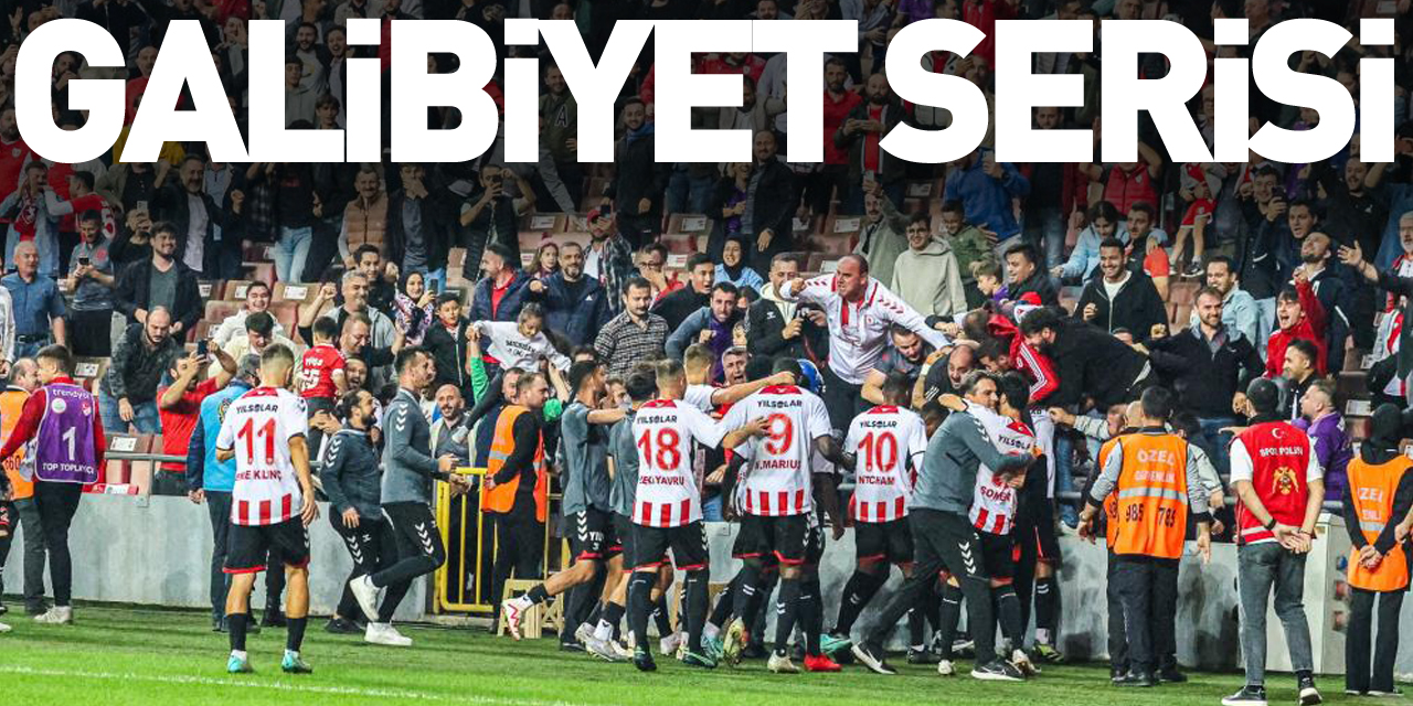 Samsunspor'da galibiyet serisi