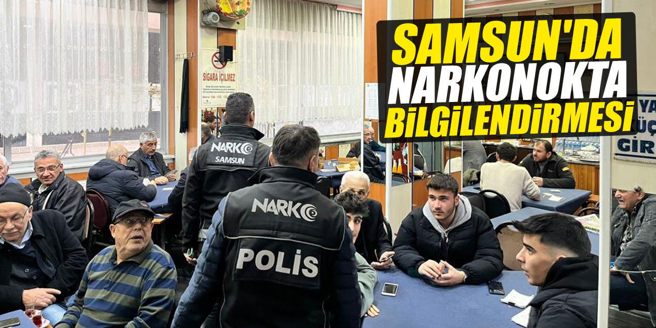 Samsun'da Narkonokta bilgilendirmesi