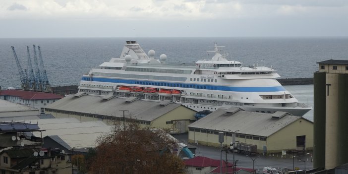 Kruvaziyer gemisi Trabzon'da