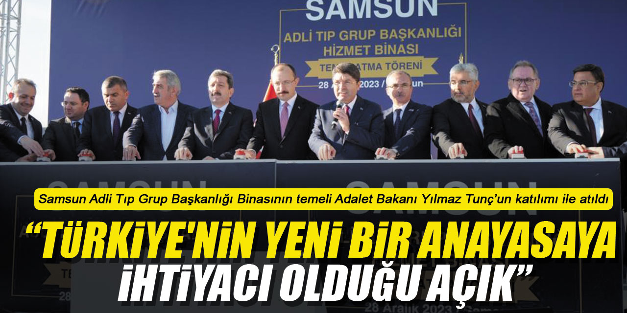 “Türkiye'nin yeni bir anayasaya ihtiyacı olduğu açık”