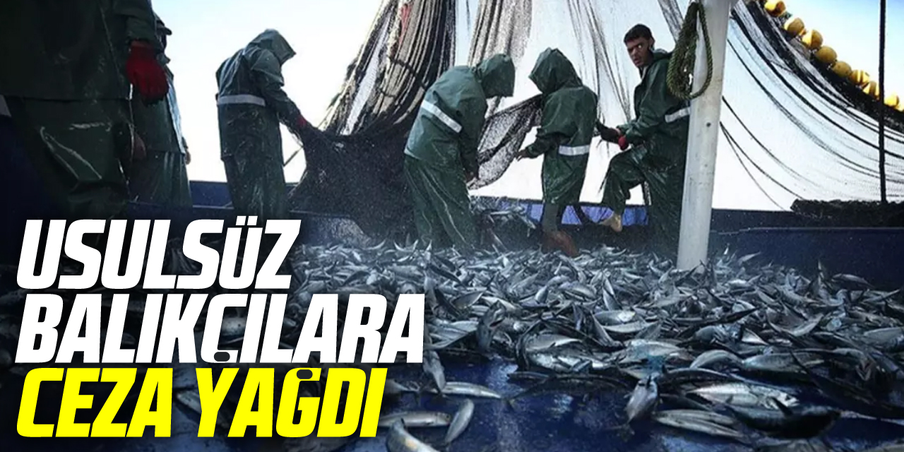 Usulsüz Balıkçılara Ceza Yağdı