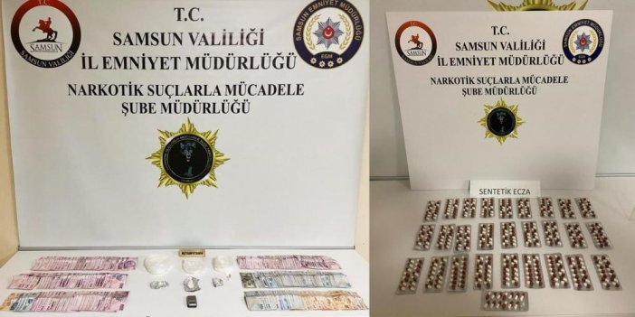 Samsun'da uyuşturucu uygulaması: 25 kişi yakalandı