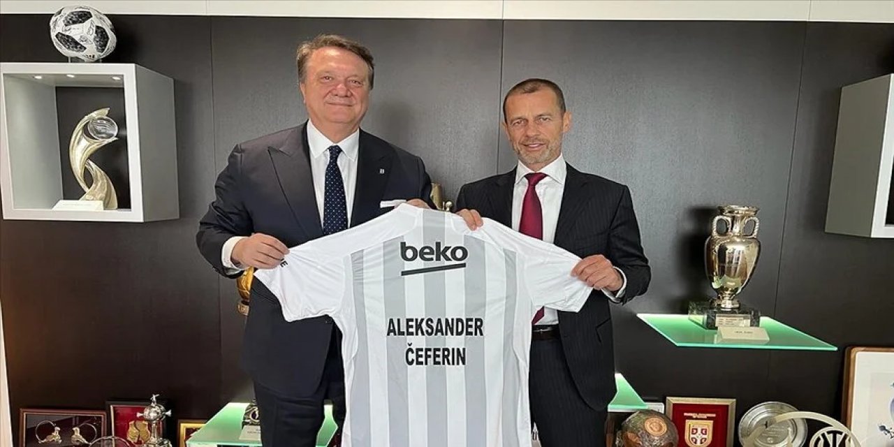 Başkan Arat, UEFA Başkanı Ceferin ile görüştü