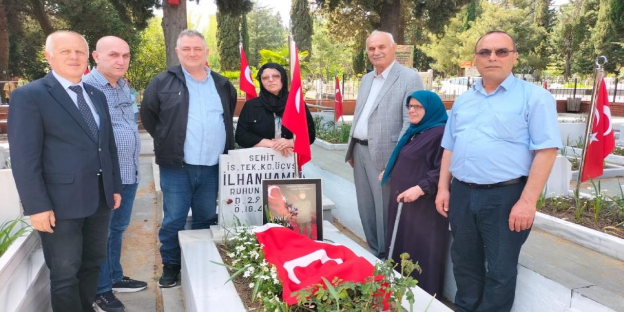 Şehit Astsubay İlhan Hamlı'nın mezarı başında anma programı düzenlendi