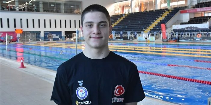Milli yüzücü Kırhan Yılmaz, yeni rekorlar peşinde