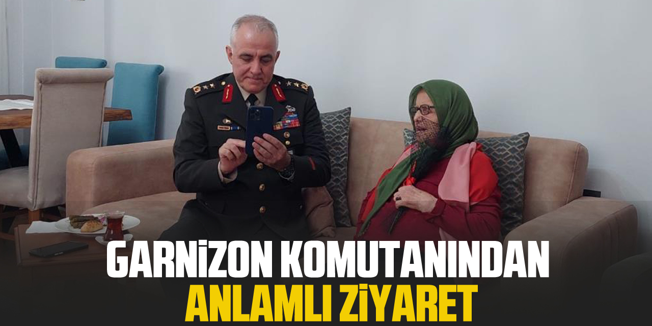 Garnizon Komutanından anlamlı ziyaret