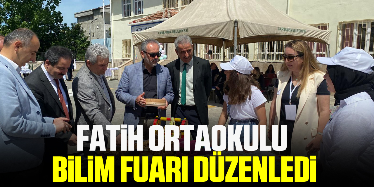 FATİH ORTAOKULU BİLİM FUARI DÜZENLEDİ