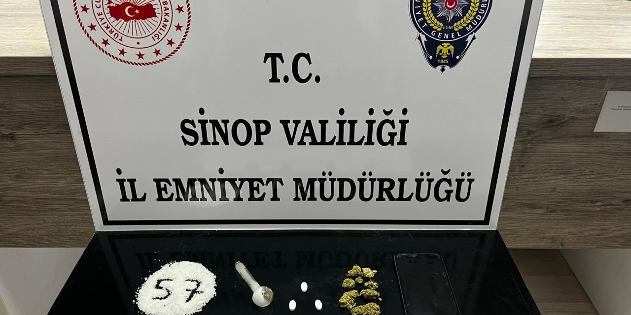 Sinop'ta yapılan uygulamalarda uyuşturucu ele geçirildi