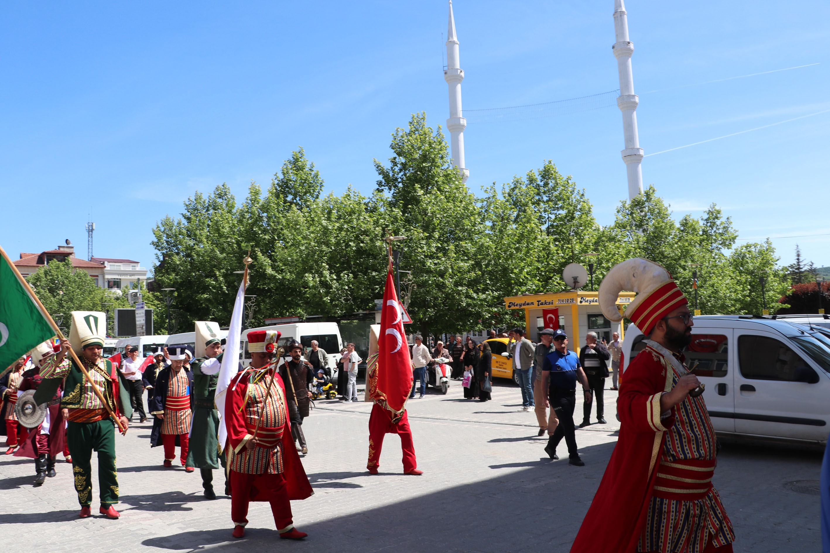 Havza’da festival mehterli festival yürüyüşü ile başladı