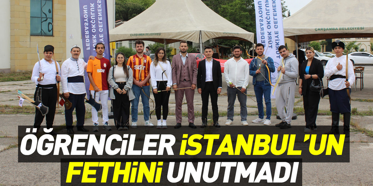 Öğrenciler İstanbul’un fethini unutmadı