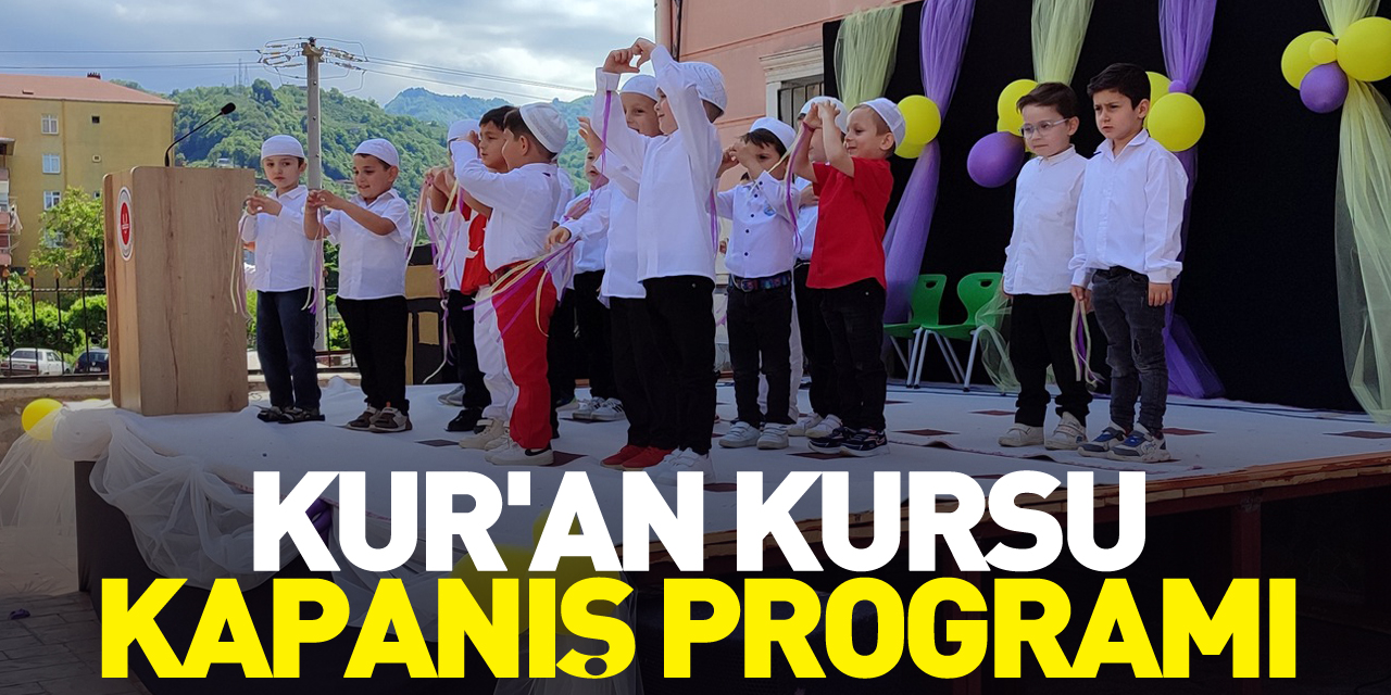 Kur'an kursu kapanış programı