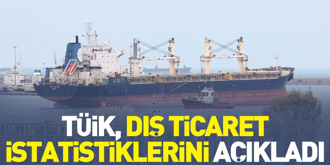 TÜİK Dış ticaret istatistiklerini açıkladı