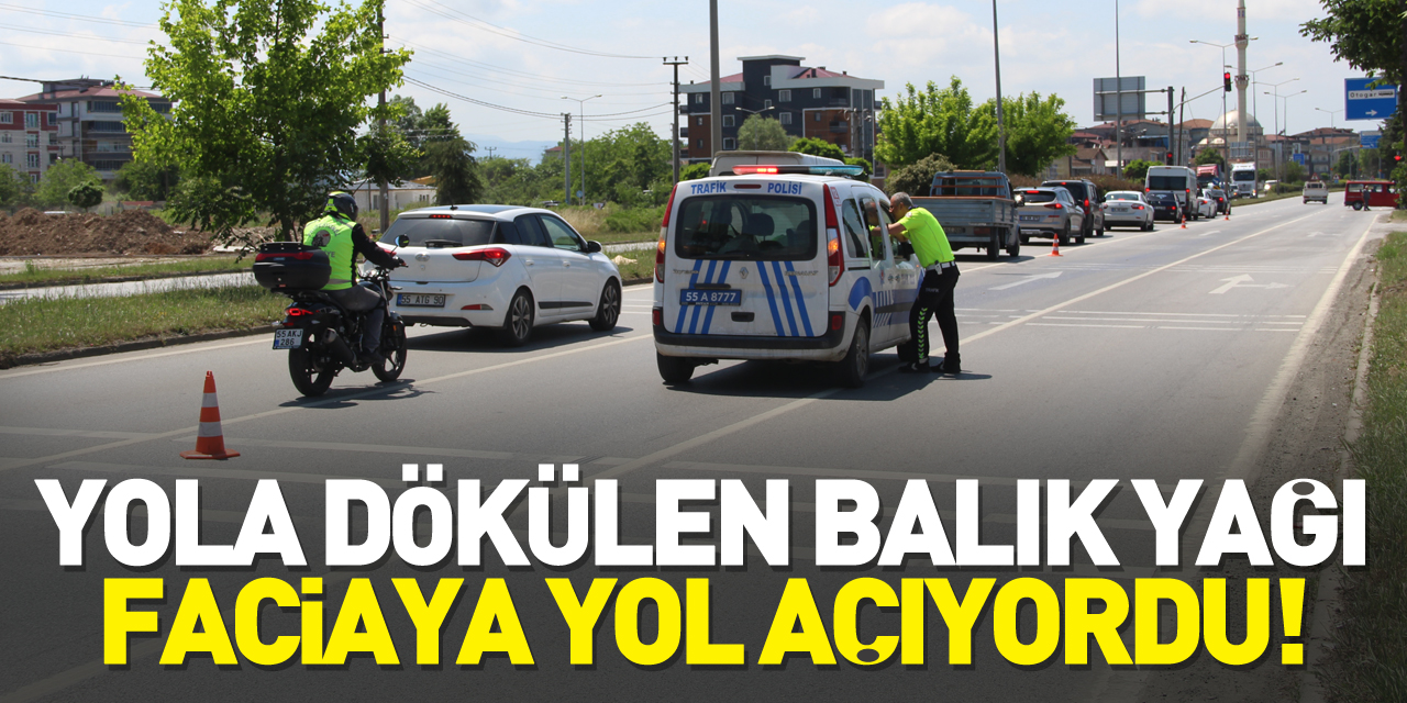 Yola Dökülen Balık Yağı faciaya yol açıyordu!