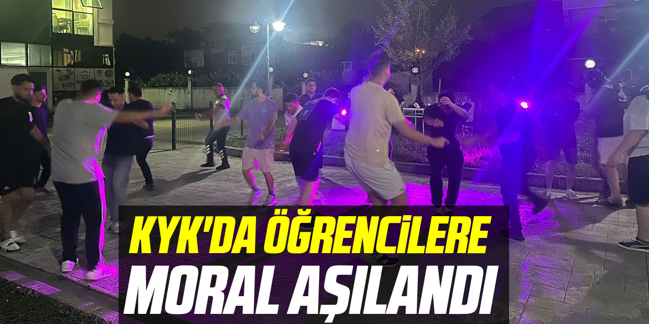 KYK'da Öğrencilere Moral Aşılandı