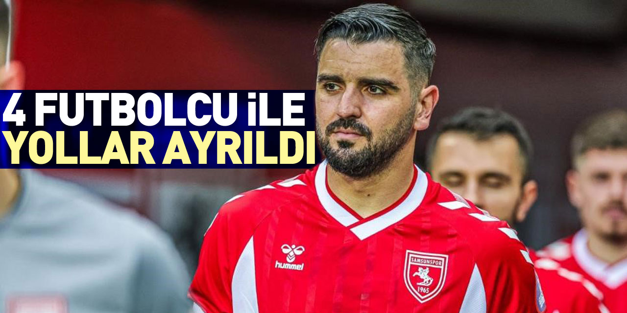 4 futbolcu ile yollar ayrıldı