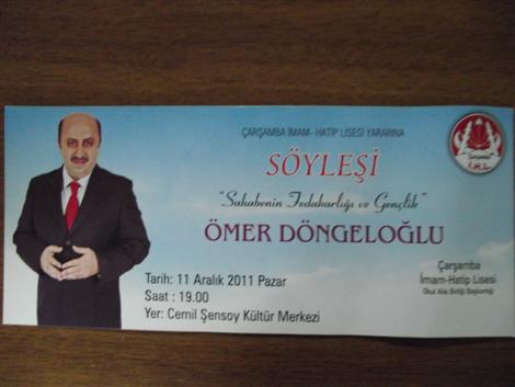 Ömer Döngeloğlu Çarşamba’ya geliyor